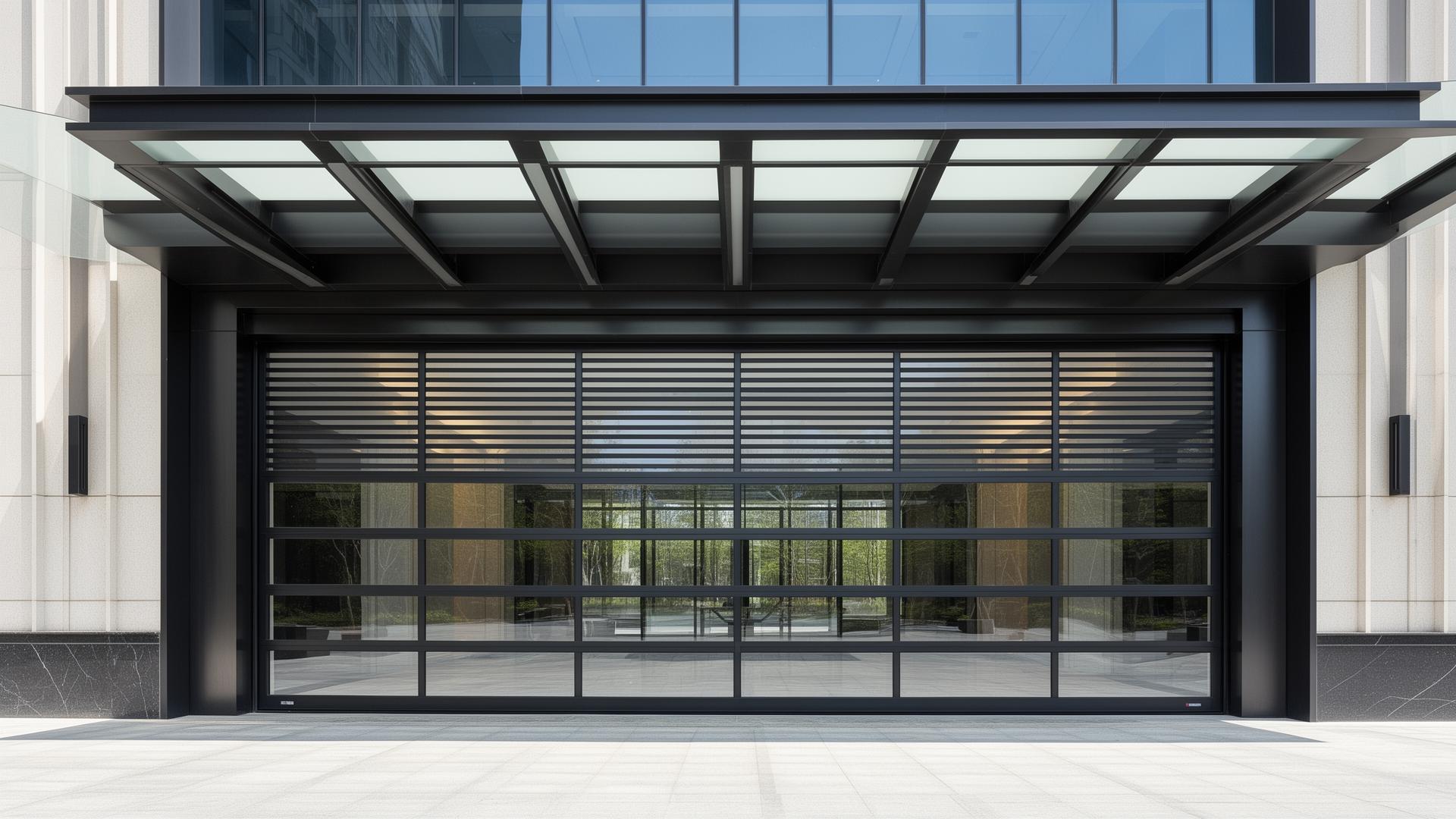 Commercial door installation by Remington Doors